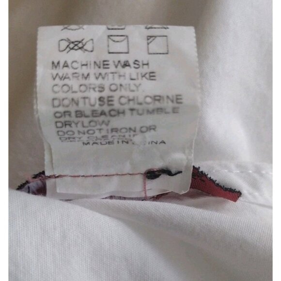 Vivid Importers Top Small Trumpet Sleeves Tie Back Lightweight Cotton - Picture 9 of 10